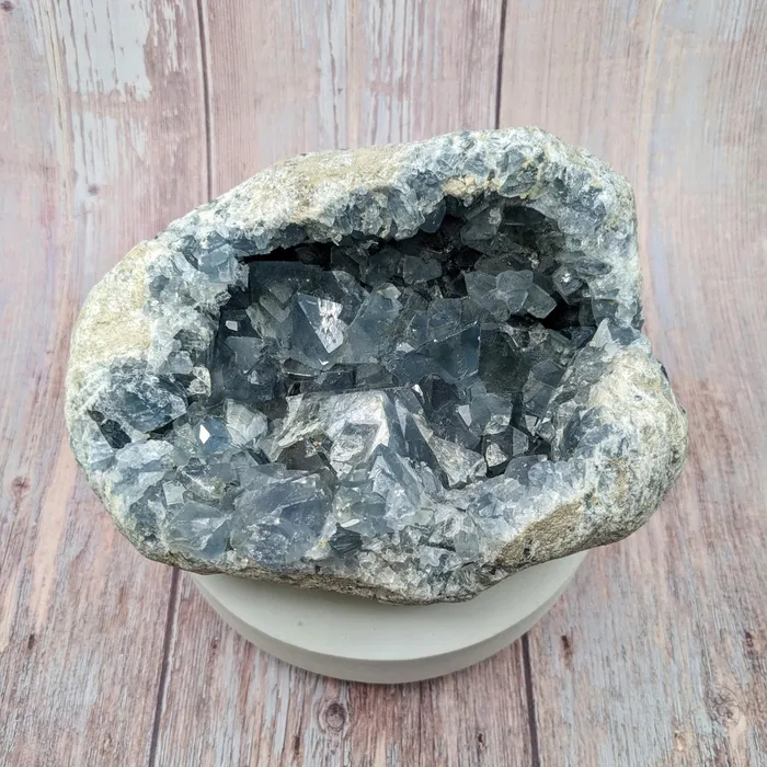 Bliss Crystals Charm Necklaces Celestite Rough 7 Cluster SK9992