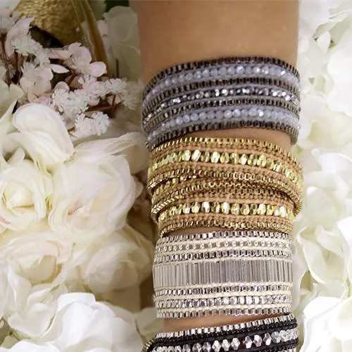 Bracelets ClaudiaG Looped Bracelet Coal