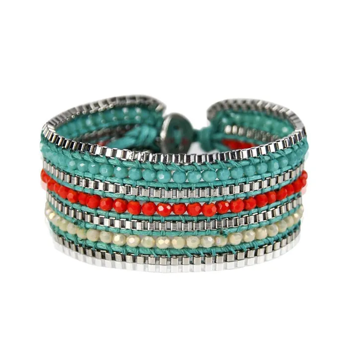 Bracelets ClaudiaG Looped BraceletTangerine