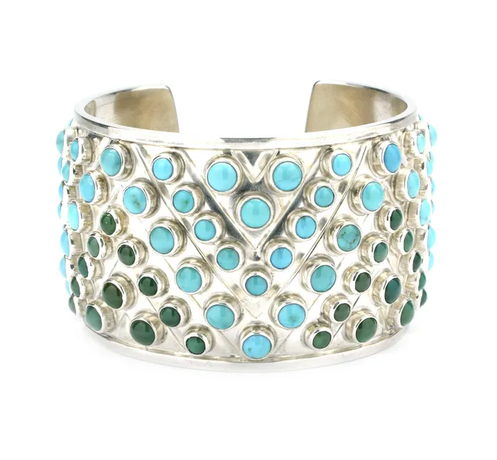 Bracelets Doug Magnus Cerrillos Handmade wide Cuff Bracelet
