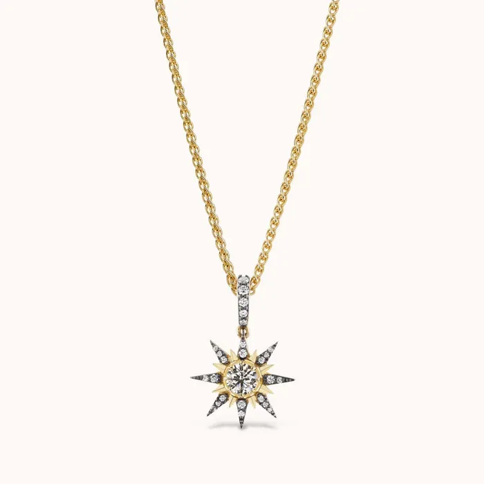 Charm Necklaces Marlo Laz Sunburst Charm Diamond Charm Necklaces Marlo Laz Sunburst Charm Diamond