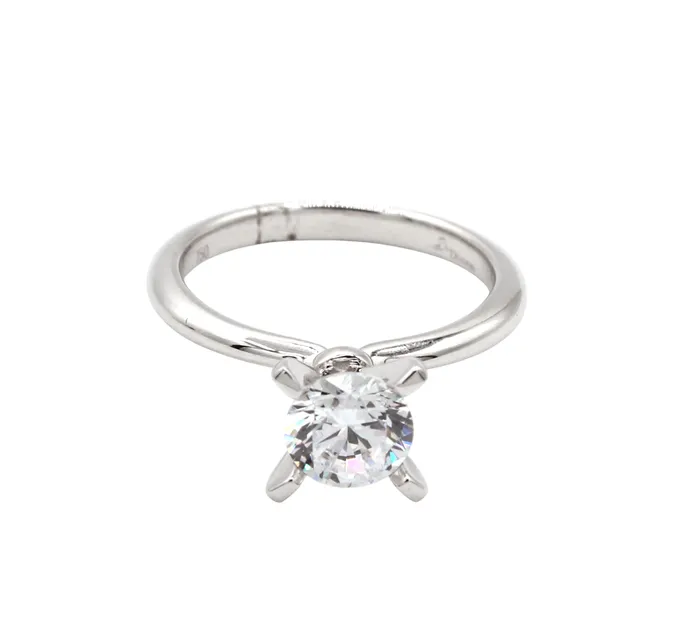 Cherie Dori 18K Gold Solitare Ring Rings