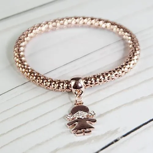 ClaudiaG Bracelets Qidz Bracelet Girl Rose Gold