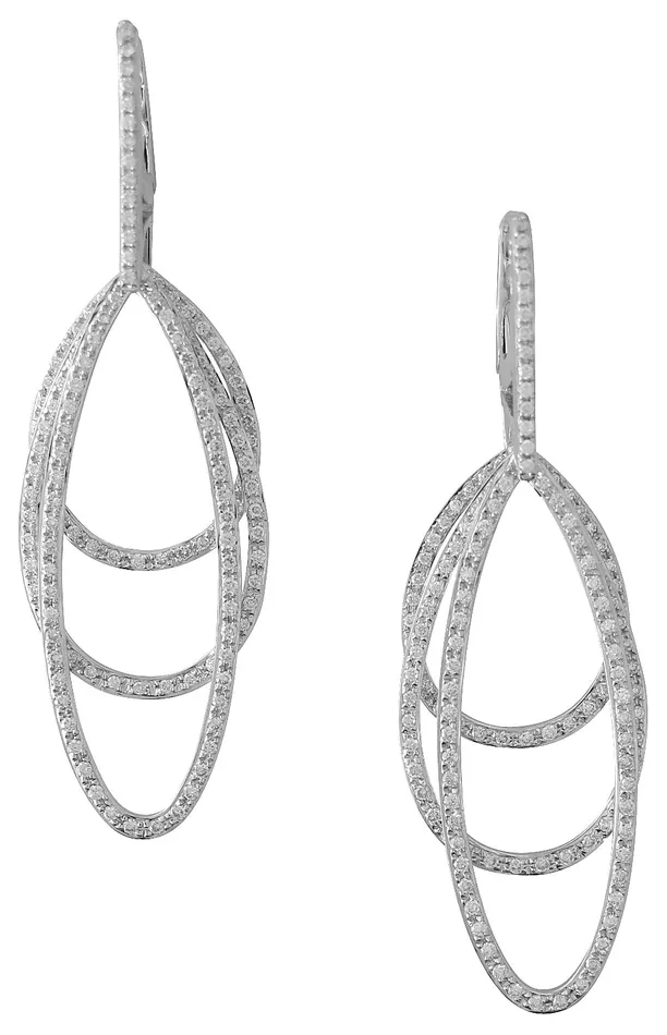 Earrings Cherie Dori Oblong Earrings