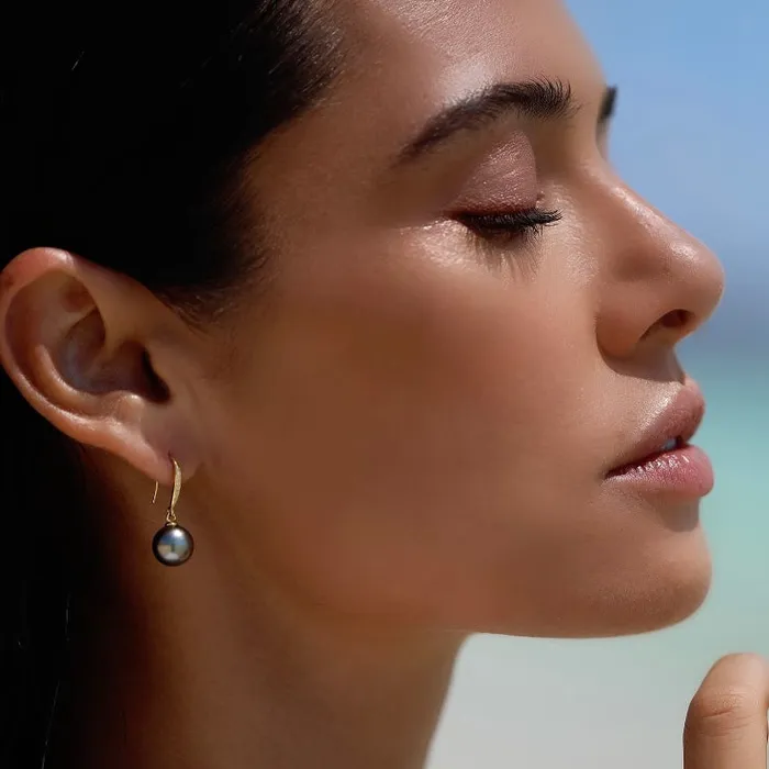 Earrings Leilani Tahitian Pearl Drop Earring MishaHawaii Earrings Leilani Tahitian Pearl Drop Earring MishaHawaii