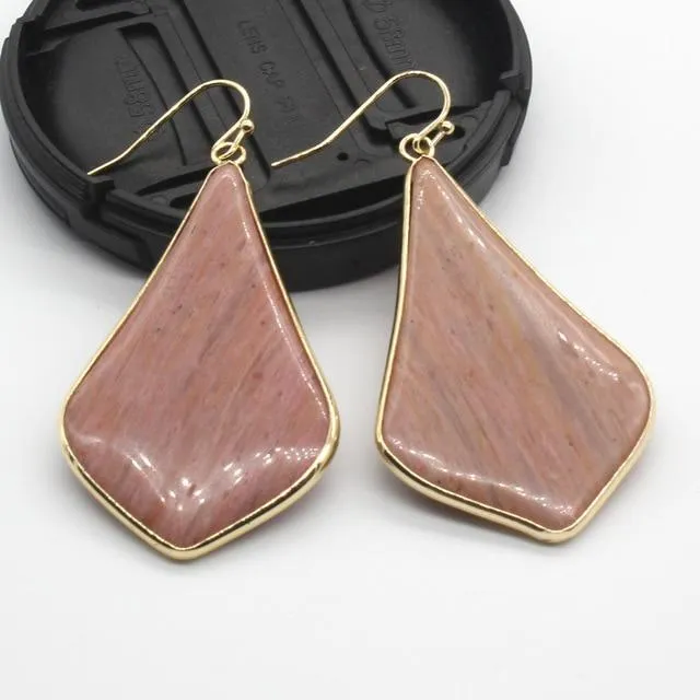 Earrings Rhombus Crystal Earrings Tree of Color