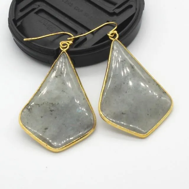 Earrings Rhombus Crystal Earrings Tree of Color