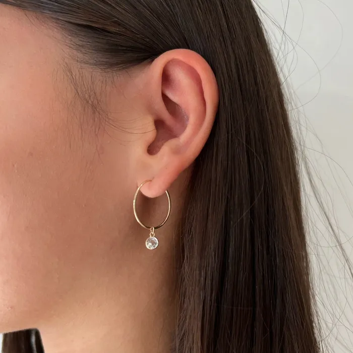 Evermore Solid Gold Hoops Truly Blessed Jewels PreStyled Sets