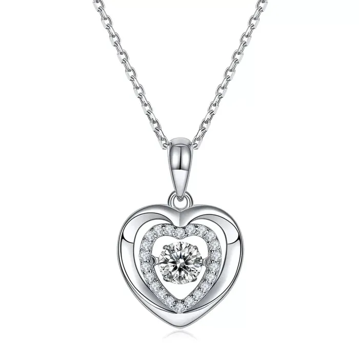 Heart or Star Twinkle Setting Moissanite Luxury Necklaces 925 Sterling Silver The Pink Pigs Animal Lovers Boutique Rings Heart or Star Twinkle Setting Moissanite Luxury Necklaces 925 Sterling Silver The Pink Pigs Animal Lovers Boutique Rings
