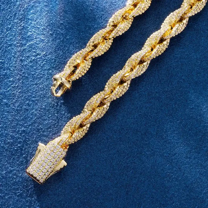 icezeusshop 8mm Iced Out Rope Bracelet Bracelets icezeusshop 8mm Iced Out Rope Bracelet Bracelets