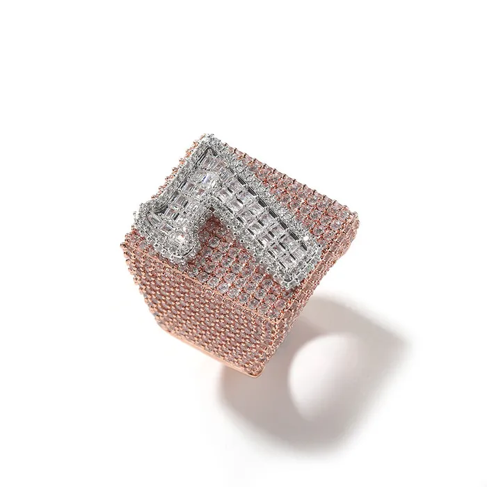 icezeusshop Rings Custom Baguette Number or Letter Champion Ring