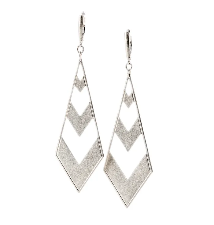 Maria Samora Earrings Chevron Earrings