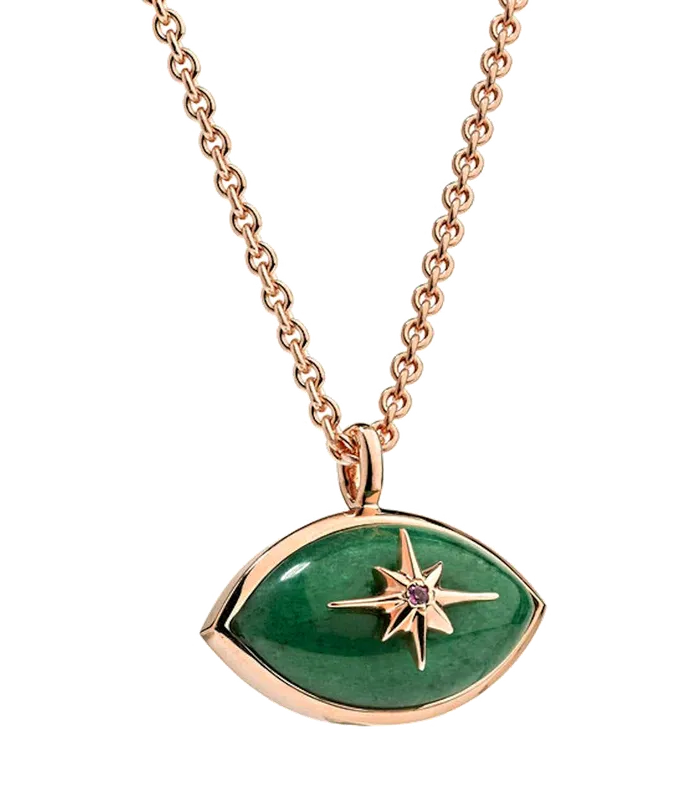 Marlo Laz Necklaces Micro Eyecon Necklace