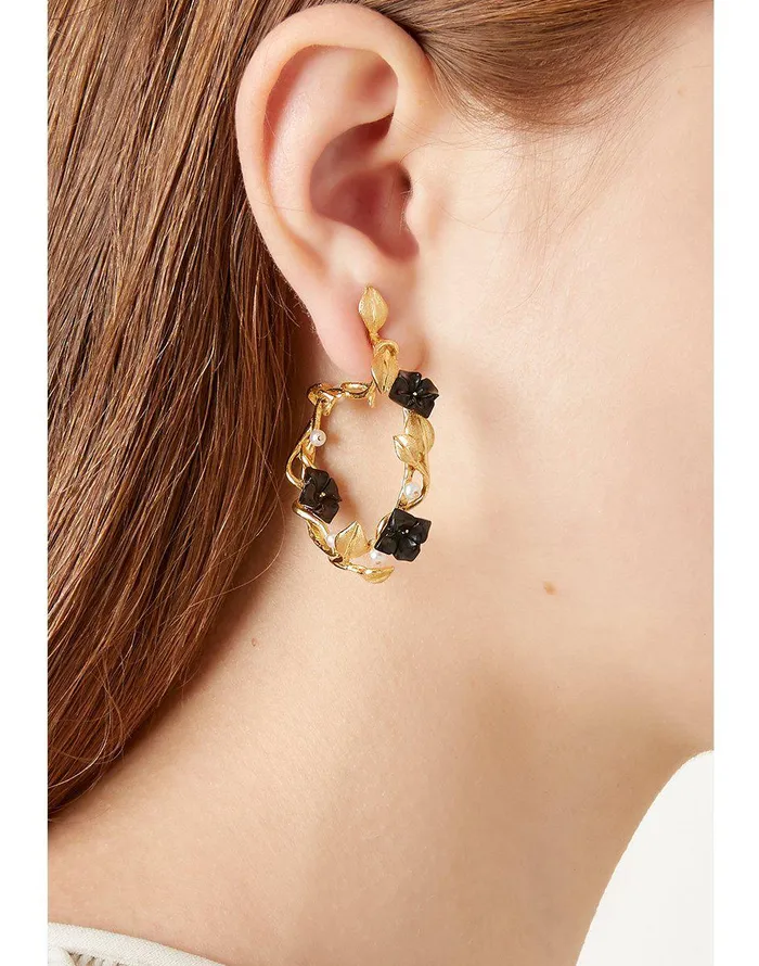 Mini Flower Whirl Earrings Of Rare Origin Earrings