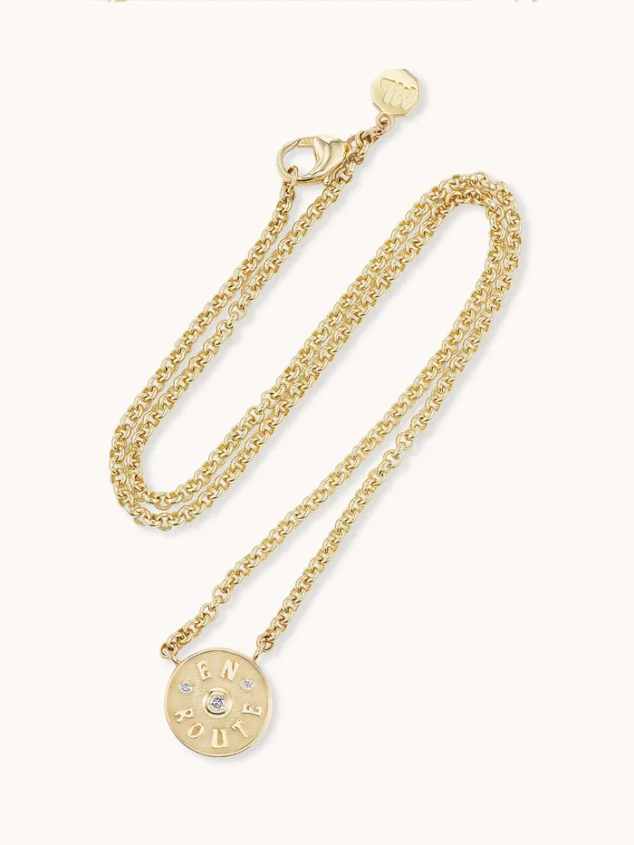 Necklaces Marlo Laz Petite En Route Necklace Citrine Necklaces Marlo Laz Petite En Route Necklace Citrine