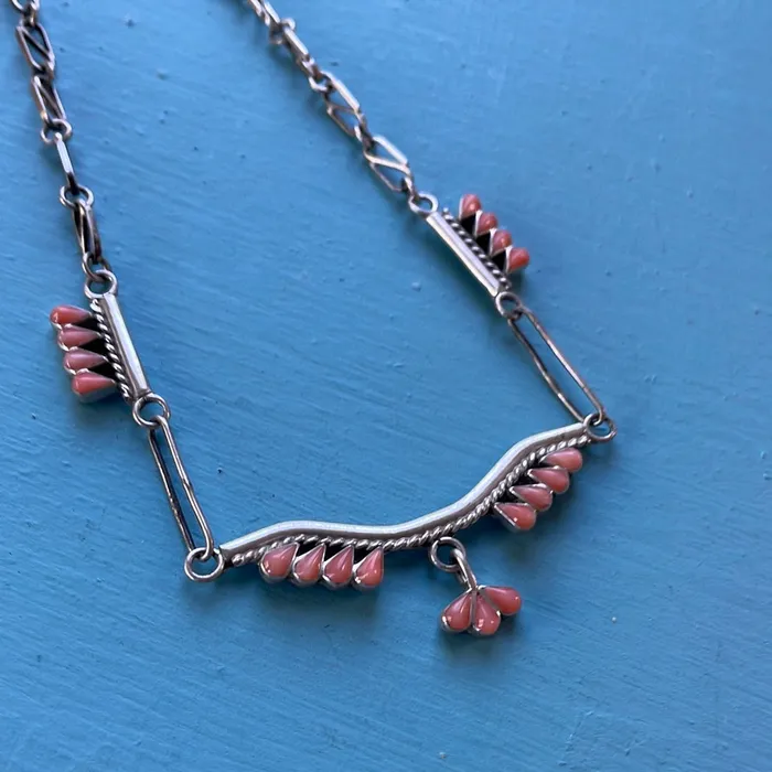 Necklaces Pink Coral Chandelier Necklace Sterling Silver Vintage Vintage Paris Jewelry Necklaces Pink Coral Chandelier Necklace Sterling Silver Vintage Vintage Paris Jewelry