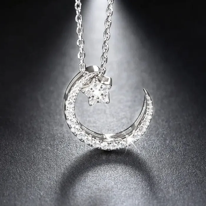 Necklaces zhuhai rinntin jewelry co ltd Moon Star Necklace Necklaces zhuhai rinntin jewelry co ltd Moon Star Necklace
