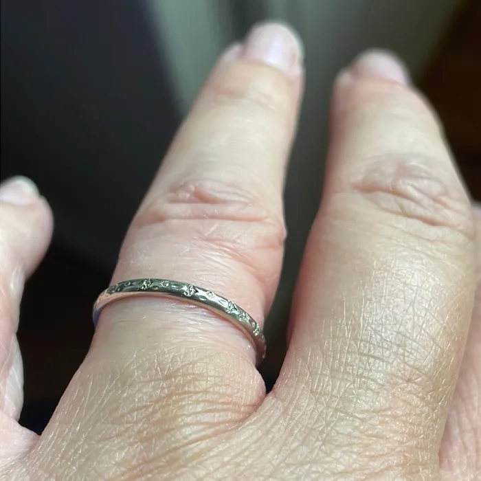 Rings Engraved White Gold Sun Band 14k Gold Vintage Vintage Paris Jewelry Rings Engraved White Gold Sun Band 14k Gold Vintage Vintage Paris Jewelry