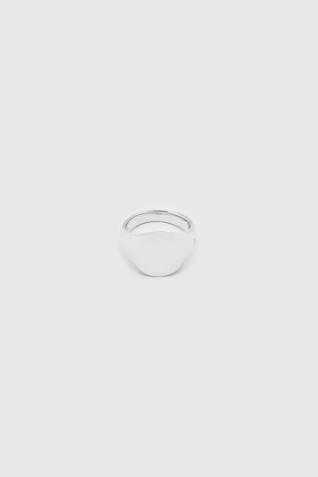Rings Tom Wood Mini Signet Oval Ring