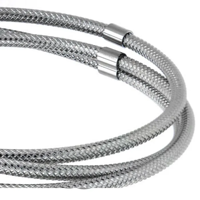 Silver Tone Stainless Steel Connected Three Kadaa Set INOX JEWELRY Earrings