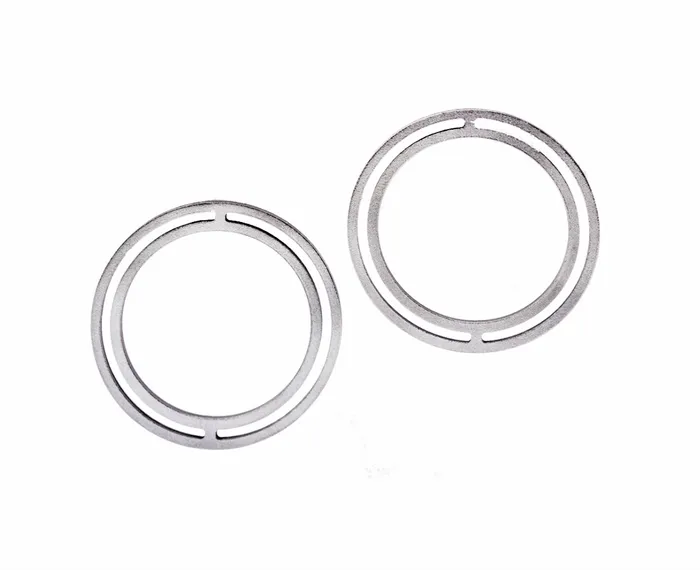 Strata Large Full Moon Hoop Earrings Maria Samora Earrings