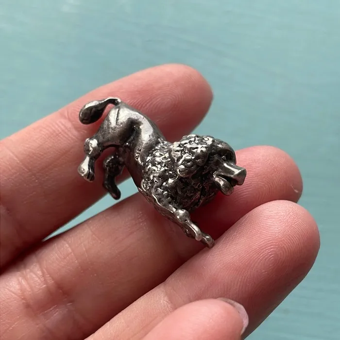 Vintage Paris Jewelry Dog Figurine Sterling Silver Vintage Rings Vintage Paris Jewelry Dog Figurine Sterling Silver Vintage Rings