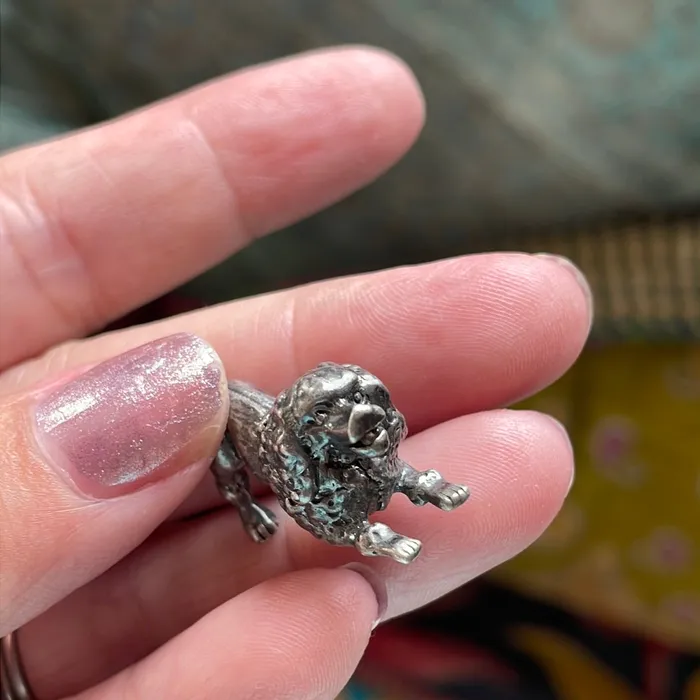 Vintage Paris Jewelry Dog Figurine Sterling Silver Vintage Rings Vintage Paris Jewelry Dog Figurine Sterling Silver Vintage Rings
