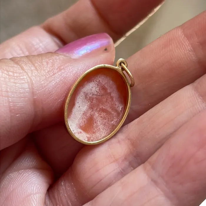 Vintage Paris Jewelry PreStyled Sets Cameo Pendant 14k Gold Vintage