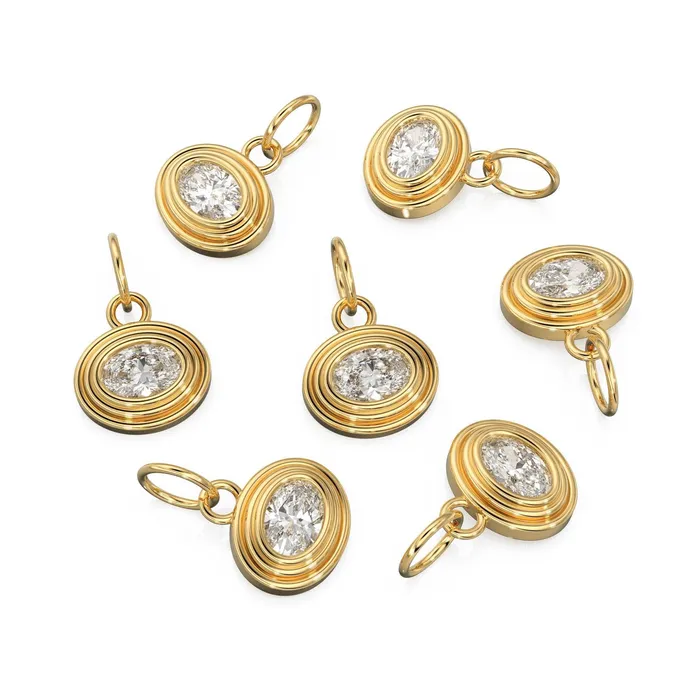 050 carat Natural Diamond Charms 14k Yellow Solid Gold Bubble Bezel Charm Pendant Brilliant Oval Diamond Bezel 18K Gold Jewelry Finding Jalvi Co PreStyled Sets 050 carat Natural Diamond Charms 14k Yellow Solid Gold Bubble Bezel Charm Pendant Brilliant Oval Diamond Bezel 18K Gold Jewelry Finding Jalvi Co PreStyled Sets