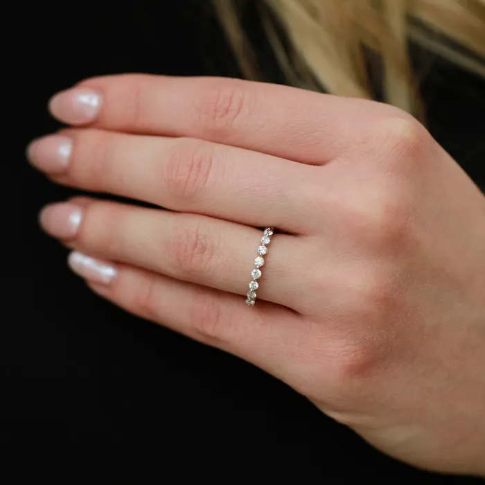 10kt White Gold 050cttw Shared Prong Diamond Band Independent Jewellers Rings 10kt White Gold 050cttw Shared Prong Diamond Band Independent Jewellers Rings