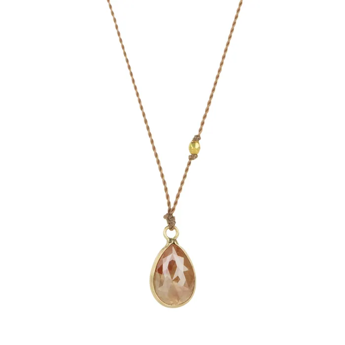 14k Rose Cut Diamond Pendant Necklace Margaret Solow Necklaces