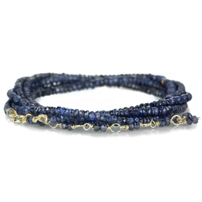 18k Blue Sapphire Wrap Bracelet Anne Sportun Bracelets