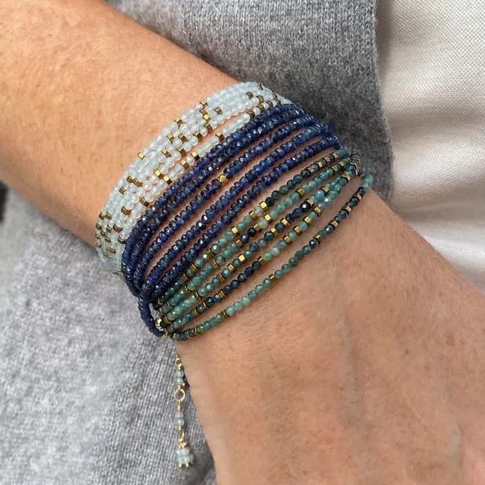 18k Blue Sapphire Wrap Bracelet Anne Sportun Bracelets 18k Blue Sapphire Wrap Bracelet Anne Sportun Bracelets