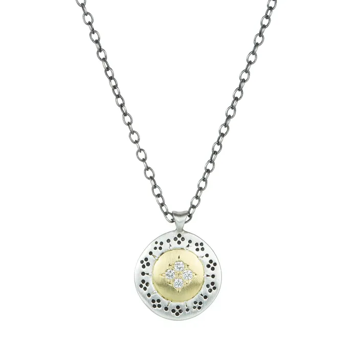 Adel Chefridi Necklaces Silver Four Star Harmony Pendant Necklace