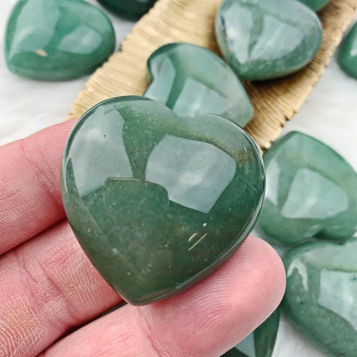 Aventurine GEMMY Heart The Bead N Crystal Enclave Gems Necklaces