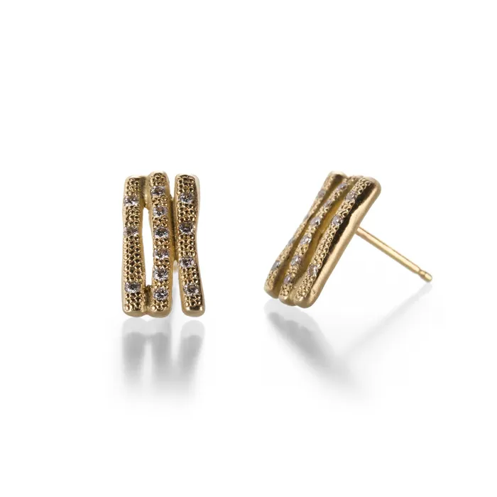 Bamboo Stud Earrings Anne Sportun Earrings
