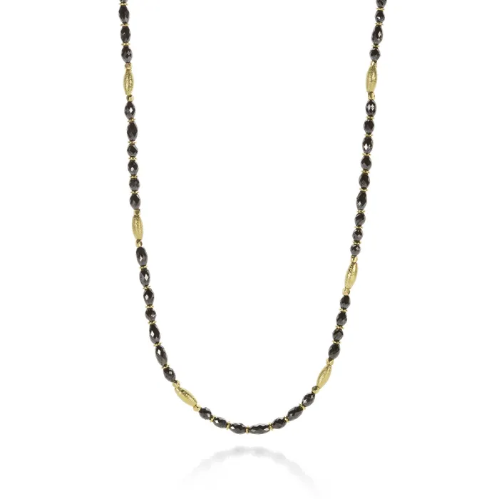 Barbara Heinrich Necklaces Oval Black Diamond Necklace