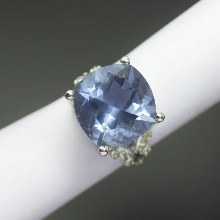 Beads Supplies USA Rings Christmas Gift 75g Handmade Alexite Designer 925 Sterling Silver Ring