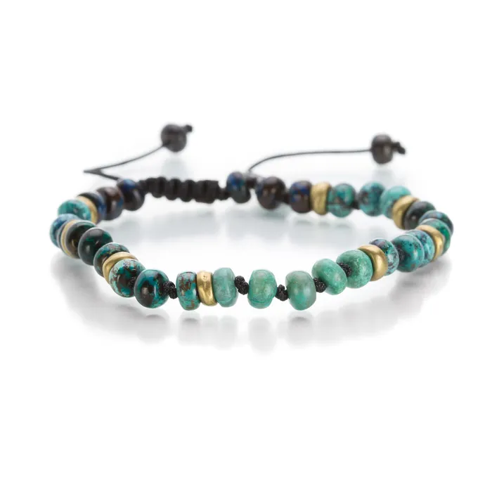 Bracelets Joseph Brooks 6mm Chrysocolla Bracelet
