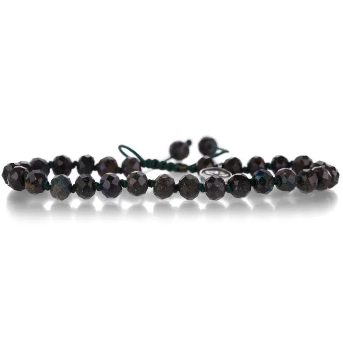 Bracelets Joseph Brooks 6mm Faceted Boulder Opal Beaded Bracelet