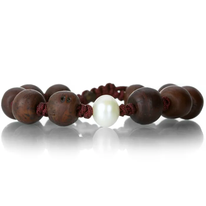 Bracelets Joseph Brooks Tibetan Bodhi Bead Bracelet with Pearl