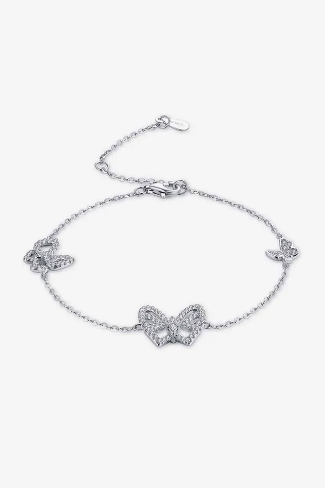 Bracelets Trendsi Moissanite Butterfly Shape Bracelet