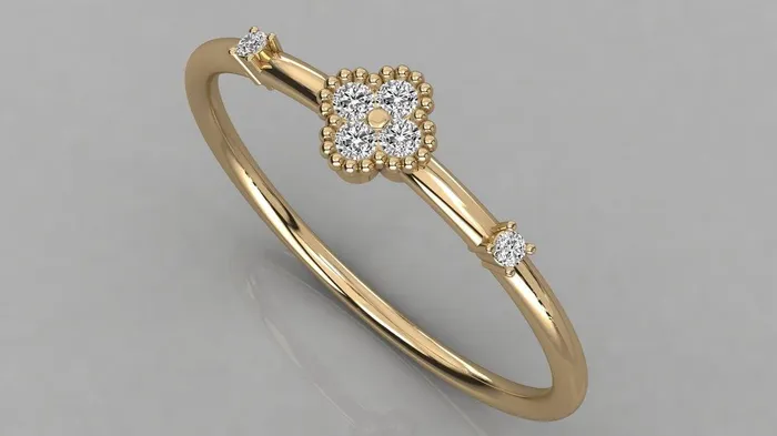 Brilliant Diamond Band in 14k Gold Round Diamond Ring Gold Band White Diamond Ring Clover Diamond Wedding Band Jalvi Co Rings Brilliant Diamond Band in 14k Gold Round Diamond Ring Gold Band White Diamond Ring Clover Diamond Wedding Band Jalvi Co Rings