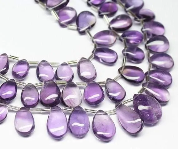 Earrings Beads Supplies USA Purple Amethyst Smooth Pear Drop Briolettes Beads Strand 8 13mm 18mm Earrings Beads Supplies USA Purple Amethyst Smooth Pear Drop Briolettes Beads Strand 8 13mm 18mm