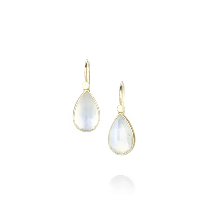 Earrings Lola Brooks Rose Cut Moonstone Earrings