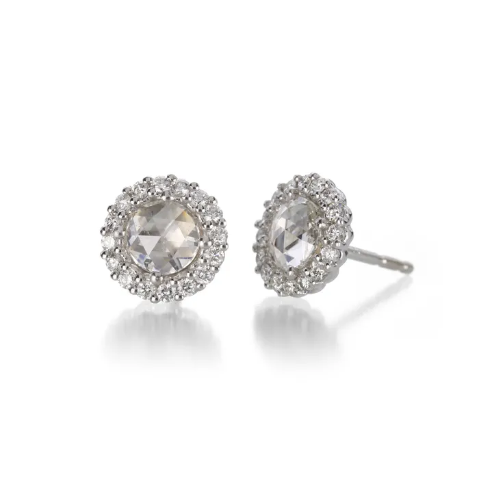 Earrings Paul Morelli Rose Cut Diamond Stud Earrings