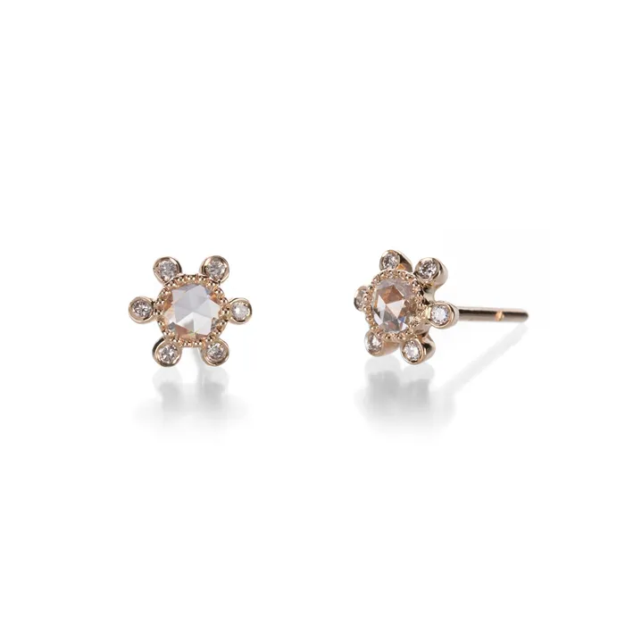 Earrings Sethi Couture Diamond Star Burst Stud Earrings