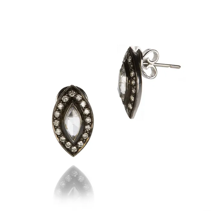 Earrings Sethi Couture Marquise Stud Earrings