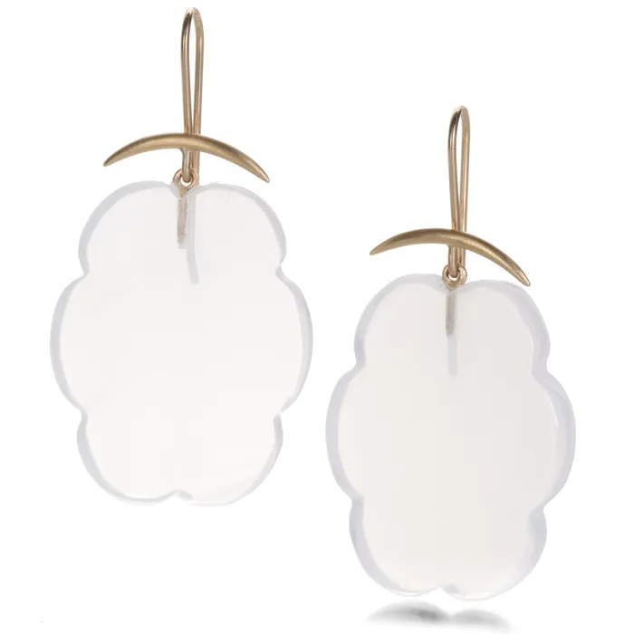 Gabriella Kiss Earrings Moonstone Cloud Earrings