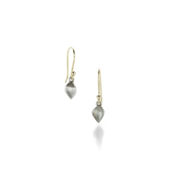 Gabriella Kiss Earrings Silver Groat Drop Earrings